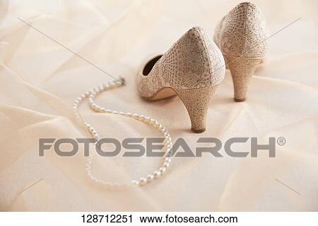 High Heels With A Necklace View Large Photo Image Stock Image - High Heels With A Necklace. Fotosearch