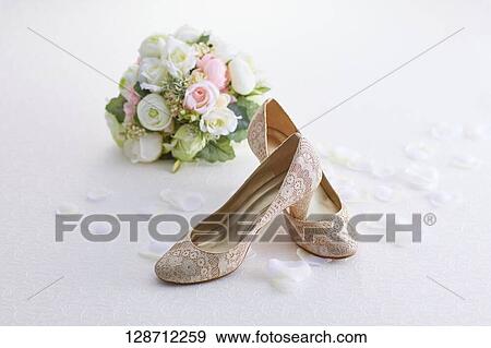 High Heels With Flowers View Large Photo Image Stock Photo - High Heels With Flowers. Fotosearch