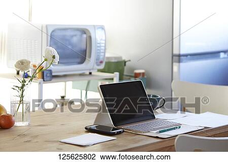Stock Image - Home office. Fotosearch