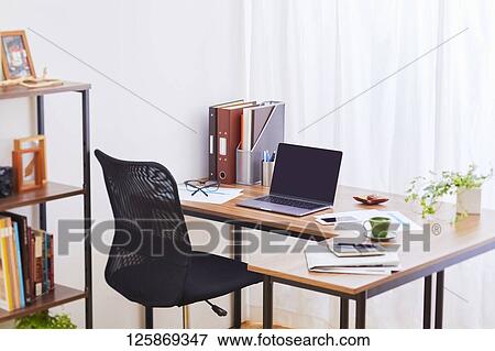 Stock Photo - Home office. Fotosearch