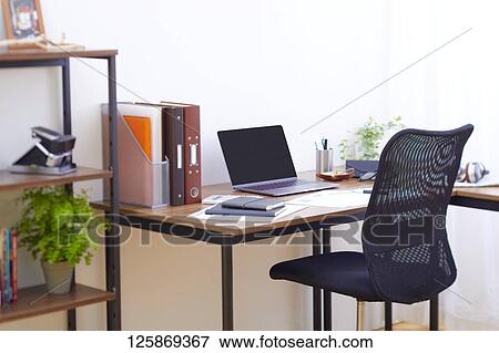 Stock Photo - Home office. Fotosearch