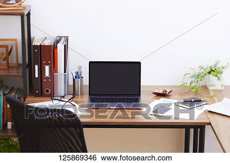 Stock Photograph - Home office. Fotosearch