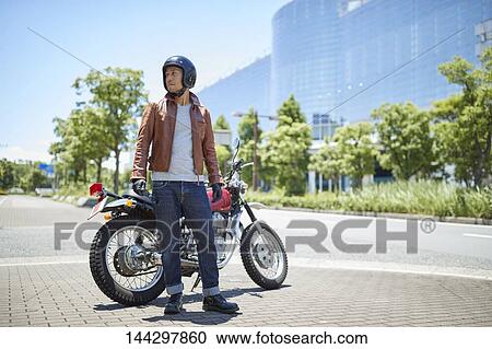 Japanese biker View Large Photo Image Stock Image - Japanese biker. Fotosearch