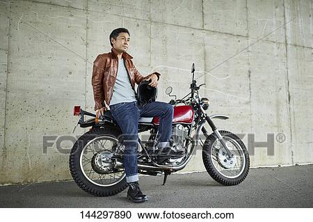 Japanese biker View Large Photo Image Stock Image - Japanese biker. Fotosearch