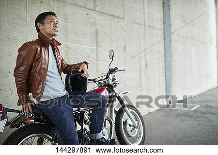 Japanese biker View Large Photo Image Stock Image - Japanese biker. Fotosearch
