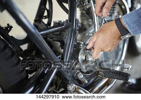 Stock Image - Japanese biker. Fotosearch