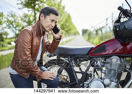 Japanese biker View Large Photo Image Stock Image - Japanese biker. Fotosearch