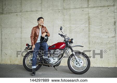 Japanese biker View Large Photo Image Stock Photo - Japanese biker. Fotosearch
