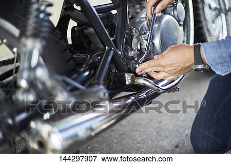 Stock Photo - Japanese biker. Fotosearch