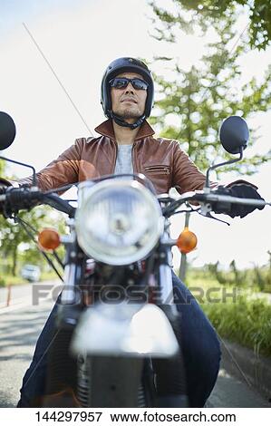 Japanese biker View Large Photo Image Stock Photo - Japanese biker. Fotosearch