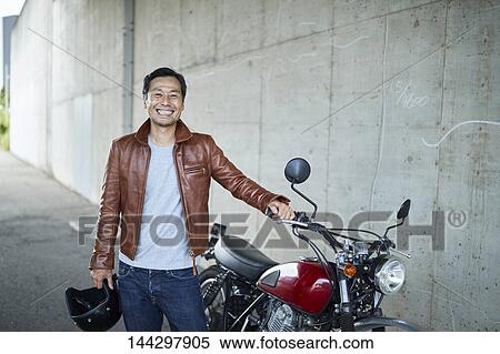 Japanese biker View Large Photo Image Stock Photography - Japanese biker. Fotosearch