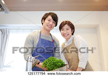 Japanese couple at home View Large Photo Image Picture - Japanese couple at home. Fotosearch