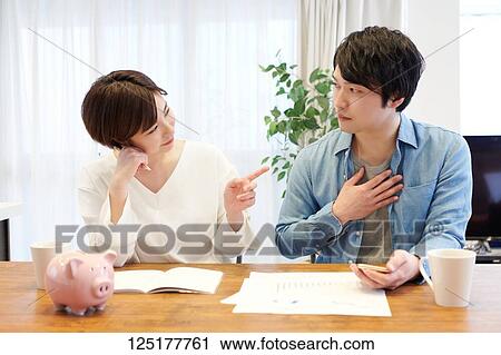 Japanese couple at home View Large Photo Image Stock Image - Japanese couple at home. Fotosearch