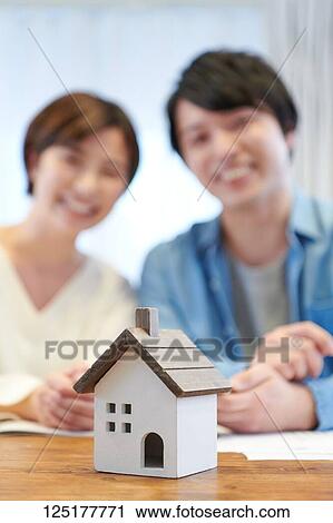 Japanese couple at home View Large Photo Image Stock Image - Japanese couple at home. Fotosearch