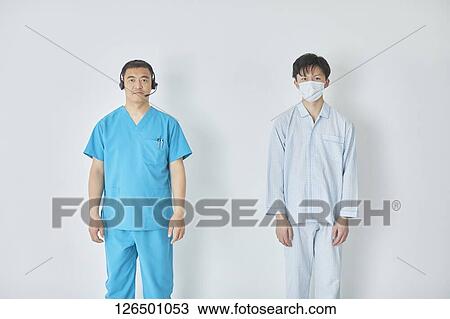 Japanese doctor and patient View Large Photo Image Stock Image - Japanese doctor and patient. Fotosearch