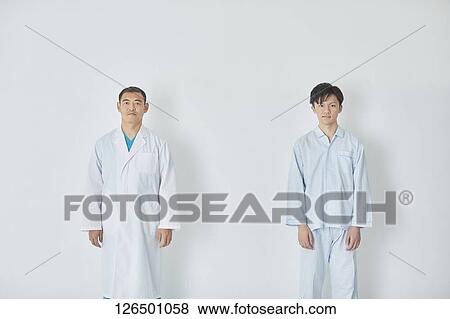 Japanese doctor and patient View Large Photo Image Stock Photo - Japanese doctor and patient. Fotosearch