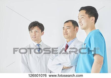 Japanese doctors View Large Photo Image Stock Photograph - Japanese doctors. Fotosearch