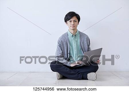 Japanese man portrait View Large Photo Image Stock Photograph - Japanese man portrait. Fotosearch