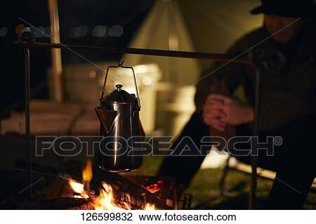Japanese man solo camping View Large Photo Image Stock Image - Japanese man solo camping. Fotosearch