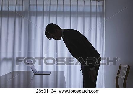 Japanese man working from home View Large Photo Image Picture - Japanese man working from home. Fotosearch