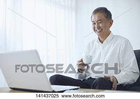 Japanese Senior At Home View Large Photo Image Stock Photography - Japanese Senior At Home. Fotosearch