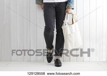 Man With Shopping Bag View Large Photo Image Stock Photo - Man With Shopping Bag. Fotosearch