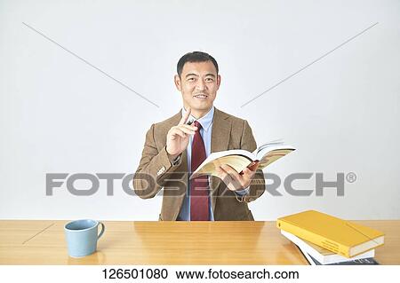 Mature Japanese businessman View Large Photo Image Stock Image - Mature Japanese businessman. Fotosearch