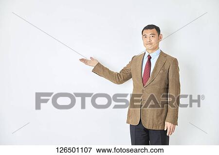 Stock Photo - Mature Japanese businessman. Fotosearch