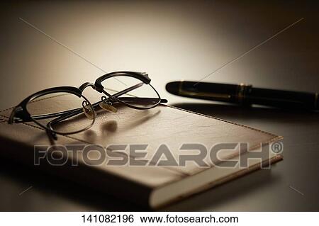 Notebook And Fountain Pen View Large Photo Image Stock Photograph - Notebook And Fountain Pen. Fotosearch