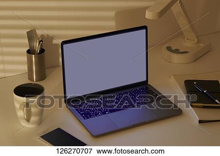 Stock Photo - Notebook. Fotosearch