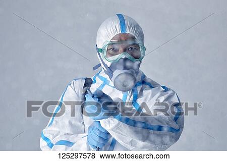 Stock Photo - Pandemic disease prevention. Fotosearch