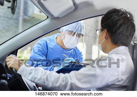 Stock Image - Pandemic prevention measures. Fotosearch