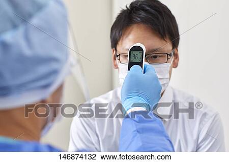 Stock Image - Pandemic prevention measures. Fotosearch