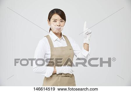 Stock Photo - Pandemic prevention measures. Fotosearch