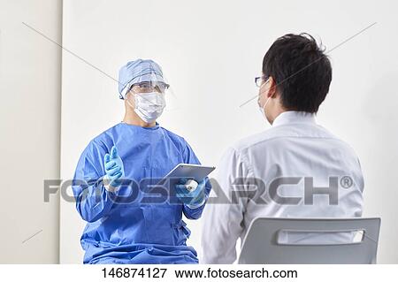 Stock Photo - Pandemic prevention measures. Fotosearch