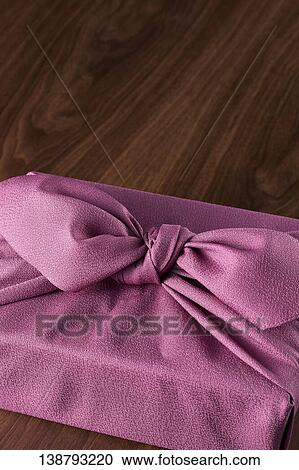 Parcel Wrapped In Japanese Wrapping Cloth View Large Photo Image Stock Image - Parcel Wrapped In Japanese Wrapping Cloth. Fotosearch