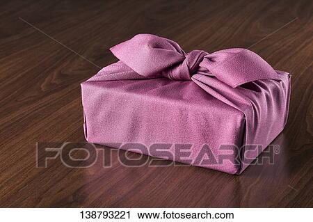 Parcel Wrapped In Japanese Wrapping Cloth View Large Photo Image Stock Image - Parcel Wrapped In Japanese Wrapping Cloth. Fotosearch