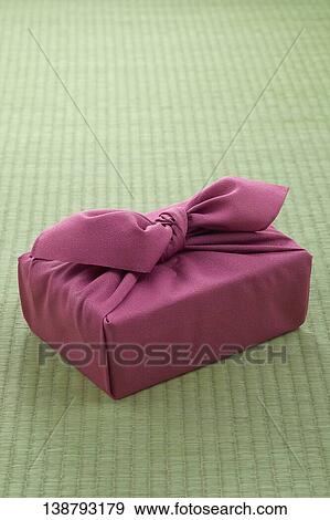 Parcel Wrapped In Japanese Wrapping Cloth View Large Photo Image Stock Photo - Parcel Wrapped In Japanese Wrapping Cloth. Fotosearch