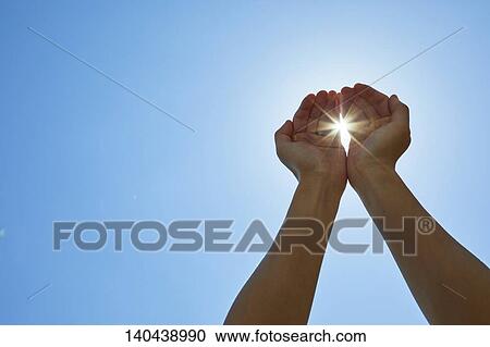 Raised Hand To The Sky View Large Photo Image Stock Image - Raised Hand To The Sky. Fotosearch