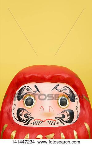 Red Daruma Doll View Large Photo Image Picture - Red Daruma Doll. Fotosearch