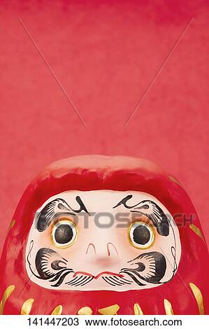 Red Daruma Doll View Large Photo Image Stock Image - Red Daruma Doll. Fotosearch