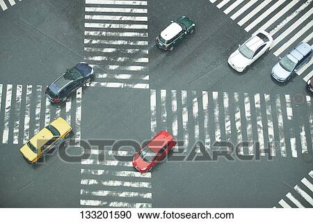 Stock Image - Roadways In Tokyo At Night, Japan. Fotosearch
