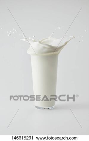 Splash into milk View Large Photo Image Stock Image - Splash into milk. Fotosearch