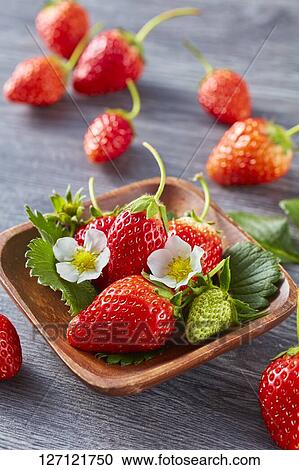 Strawberries View Large Photo Image Stock Image - Strawberries. Fotosearch