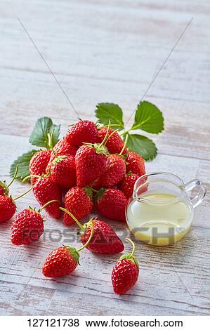 Strawberries View Large Photo Image Stock Photo - Strawberries. Fotosearch