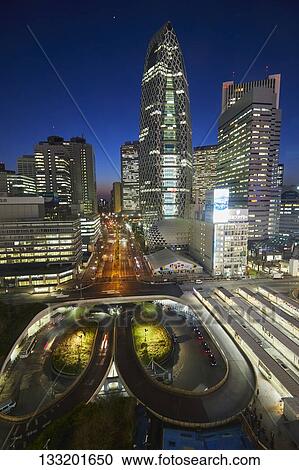 Streets In Tokyo At Night, Japan View Large Photo Image Stock Image - Streets In Tokyo At Night, Japan. Fotosearch