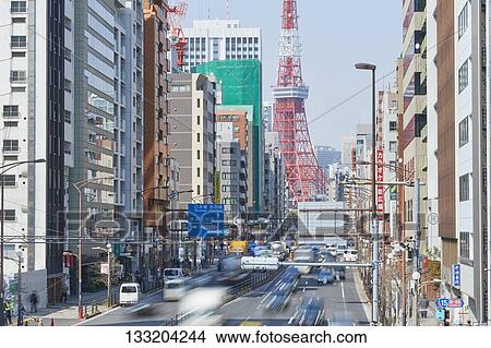 Streets In Tokyo, Japan View Large Photo Image Picture - Streets In Tokyo, Japan. Fotosearch