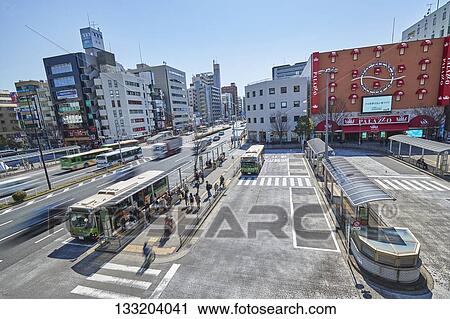 Streets In Tokyo, Japan View Large Photo Image Stock Image - Streets In Tokyo, Japan. Fotosearch