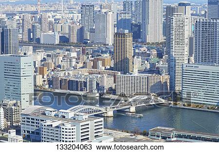 Streets In Tokyo, Japan View Large Photo Image Stock Image - Streets In Tokyo, Japan. Fotosearch
