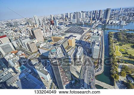 Stock Photo - Streets In Tokyo, Japan. Fotosearch
